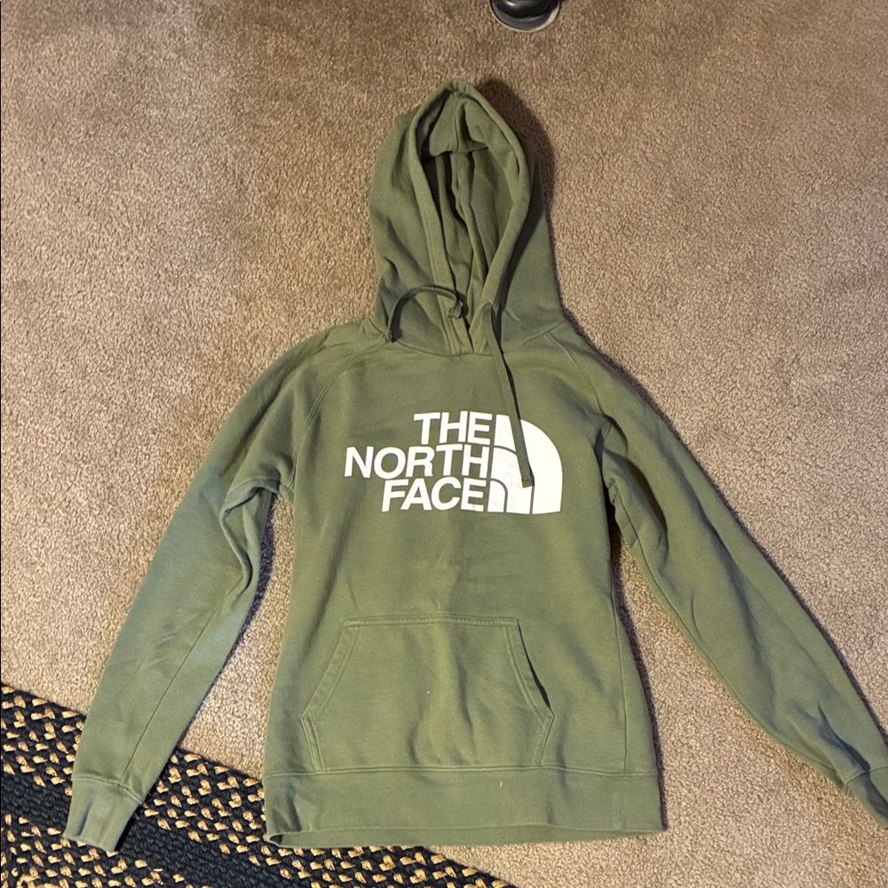 The North Face Olive Green Pullover Hoodie